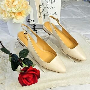 Talbots Slingback Flats Elegant Wear Office Wear Business Wear Career